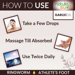 Buy Nature Sure Garlic Oil for Ringworm and Athlete's Foot in Men & Women - 1 Pack (30 ml) - Purplle