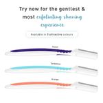 Buy Sirona Reusable Eyebrow & Face Razor for Women - 3 Razors | Painless Facial Hair Removal | Eyebrow Shaper, Upper Lip, Forehead, Peach Fuzz, Chin, Sideburns & Dermaplaning Tool - Purplle