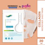 Buy DermDoc by Purplle Collagen Sheet Mask (20 ml) | For All Skin Types | Firms Skin, Collagen Mask, Moisturize | Paraben Free, Sulfate Free, Cruelty Free - Purplle