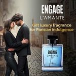 Buy Engage Moments Luxury Perfume Gift Box for Men - L'amante Aqua EDT Fragrance Scent, 100ml - Purplle