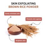Buy Alps Goodness Brown Rice Exfoliating Powder (50 gm) | 100% Natural Powder Gentle Exfoliation | Scrub for sensitive skin - Purplle