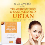 Buy Glamveda Turmeric Saffron & Sandalwood Ubtan Facial Kit (40 gm) - Purplle
