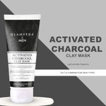 Buy Glamveda Men Activated Charcoal Detox Clay Mask (100 ml) - Purplle