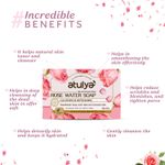 Buy Atulya Rose Water Soap 75gm - Purplle