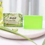 Buy Atulya Aloe Vera Soap 75 gm - Purplle