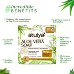 Buy Atulya Soap Aloe Vera Value Pack-300 gm - Purplle