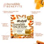 Buy Atulya Soap Chandan Haldi Value Pack-300gm - Purplle