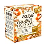 Buy Atulya Soap Chandan Haldi Value Pack-300gm - Purplle