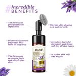 Buy Atulya Lavender & Chamomile Foaming Face Wash With In-Built Soft Face Brush 150 ml - Purplle