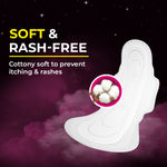 Buy Paree Super Nights Sanitary Pads with Double Feather for Heavy Flow, XXL | All Night Leakage Protection and Convenient Disposable Pouch - 30 Pads - Purplle