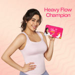 Buy Paree Super Sanitary Pads with Double feather for Heavy Flow, XL | All Day Leakage Protection and Convenient Disposable Pouch- 60 Pads - Purplle