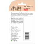 Buy Jovees Herbal Vitamin E Lip Balm with SPF 15 | 24 Hour Hydration | Rejuvenates Dry and Chapped Lips | Gives Soft and Supple Lips 5gm - Purplle