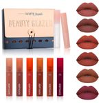 Buy BEAUTY GLAZED Matte Long Lasting Lipgloss Set of 8 - Purplle