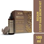 Buy SESA Ayurvedic Regain 2 Step Hair Growth Kit I Reduces Hairfall I Hair grwoth Oil I Boosts Hair Growth I 100% Natural I Ayurvedic certified 100ml - Purplle