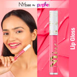 Buy NY Bae Gloss Getter Lip Gloss | Lip & Cheek Tint | Lightweight Glossy Lipstick | Pink Lip Balm | Non-Sticky | Cherry Crush 03 (2.8 ml) - Purplle