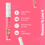 Buy NY Bae Gloss Getter Lip Gloss | Lip & Cheek Tint | Lightweight Glossy Lipstick | Pink Lip Balm | Non-Sticky | Cherry Crush 03 (2.8 ml) - Purplle