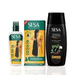 Buy Sesa Ayurvedic Medicinal Hair Care Kit for Hair Fall Control and Hair Growth | Ayurvedic Hair Oil (100 ml) & Medicinal Shampoo (200 ml) - Purplle