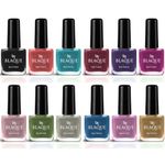 Buy bq BLAQUE New HD Shine Pastel Color Nail Polish Combo Set of 12 Pcs (#205) - Purplle