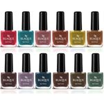 Buy bq BLAQUE No Chipping-No Fading Longest Lasting Ever Nail Polish Set of 12 Pcs (#212) - Purplle