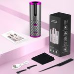 Buy Trendzie Skin Care Cordless Hair Curler I Styler Automatic Rotating & USB Rechargeable (Assorted Color) - Purplle