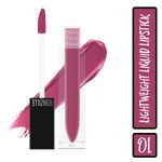 Buy Ronzille Weightless Mousse Lipstick Long Smash Infused with Jojoba Oil-01 - Purplle