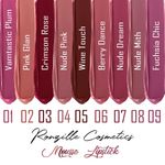 Buy Ronzille Weightless Mousse Lipstick Long Smash Infused with Jojoba Oil-01 - Purplle