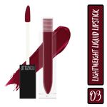 Buy Ronzille Weightless Mousse Lipstick Long Smash Infused with Jojoba Oil-03 - Purplle