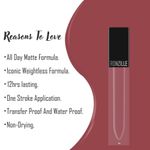 Buy Ronzille Weightless Mousse Lipstick Long Smash Infused with Jojoba Oil-04 - Purplle