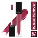 Buy Ronzille Weightless Mousse Lipstick Long Smash Infused with Jojoba Oil-07 - Purplle