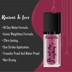 Buy Ronzille Weightless Mousse Lipstick Lighter Infused with Vitamin E -01 - Purplle