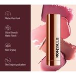 Buy Ronzille RC Long Stay Creamy Matte Lipstick With Intense Colour -10 - Purplle