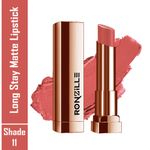 Buy Ronzille RC Long Stay Creamy Matte Lipstick With Intense Colour -11 - Purplle