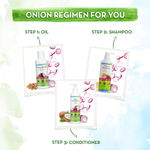 Buy Mamaearth Onion Shampoo for Hair Growth & Hair Fall Control with Onion & Plant Keratin (600 ml) - Purplle