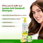 Buy Mamaearth Lemon Anti-Dandruff Shampoo with Lemon & Aloe Vera for up to 100% Dandruff & Itch-free Scalp- 250 ml - Purplle