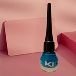 Buy KINDED Eye Liner Liquid Waterproof Smudgeproof Longlasting Insta Bold Look Intense Heavenly Soothing Colour Pigments Precise Tip Quick Drying Eyeliner (5 ml, Matte Finish, Teal Green) - Purplle