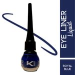 Buy KINDED Eye Liner Liquid Waterproof Smudgeproof Longlasting Insta Bold Look Intense Heavenly Soothing Colour Pigments Precise Tip Quick Drying Eyeliner (5 ml, Matte Finish, Royal Blue) - Purplle