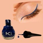 Buy KINDED Eye Liner Liquid Waterproof Smudgeproof Longlasting Insta Bold Look Intense Heavenly Soothing Colour Pigments Precise Tip Quick Drying Eyeliner (5 ml, Matte Finish, Royal Blue) - Purplle