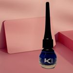 Buy KINDED Eye Liner Liquid Waterproof Smudgeproof Longlasting Insta Bold Look Intense Heavenly Soothing Colour Pigments Precise Tip Quick Drying Eyeliner (5 ml, Matte Finish, Royal Blue) - Purplle