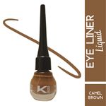 Buy KINDED Eye Liner Liquid Waterproof Smudgeproof Longlasting Insta Bold Look Intense Heavenly Soothing Colour Pigments Precise Tip Quick Drying Eyeliner (5 ml, Matte Finish, Camel Brown) - Purplle
