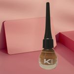 Buy KINDED Eye Liner Liquid Waterproof Smudgeproof Longlasting Insta Bold Look Intense Heavenly Soothing Colour Pigments Precise Tip Quick Drying Eyeliner (5 ml, Matte Finish, Camel Brown) - Purplle