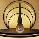 Buy KINDED Eye Liner Liquid Waterproof Smudgeproof Longlasting Insta Bold Look Intense Heavenly Soothing Colour Pigments Precise Tip Quick Drying Eyeliner (5 ml, Matte Finish, Camel Brown) - Purplle