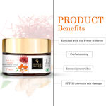 Buy Good Vibes Ubtan De-Tan Glow Day Cream SPF30 with Power of Serum (25g) - Purplle