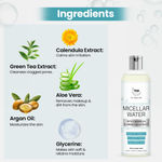 Buy TNW The Natural Wash Micellar Water with Calendula & Green Tea Extract | For Removing Makeup | Alcohol-Free & Hydrating Formula 100 ml - Purplle
