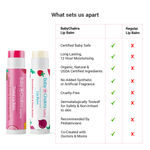 Buy BabyChakra Nourishing Lip Balm Duo Pack for Women's & Babies/Kids, 100% Natural Ingredients Dermatologically Tested, Long Lasting Non Greasy 12 Hours Moisturising, Certified Cruelty Free (4.5 gm) x 2 - Purplle