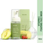 Buy biocule Ever Glow Vitamin C Foaming Face Wash, AHA & Arbutin from Kakadu Plum, Sugarcane & Bearberry, for Glowing & Even Skin Tone, All Skin Types, 100ml - Purplle