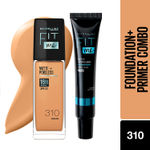 Buy Maybelline New York Fit Me Regime Kit- Fit Me Matte & Poreless Primer+ Fit Me Foundation Shade 310 60 ml - Purplle