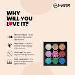 Buy MARS Bling it on Glitter Eyeshadow Palette with 9 Highly Pigmented Colors - 01 | 7.65g - Purplle