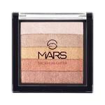 Buy MARS 5 in 1 Compact Brick Highlighter Palette - 04 | 7.5g - Purplle