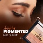 Buy MARS 5 in 1 Compact Brick Highlighter Palette - 04 | 7.5g - Purplle