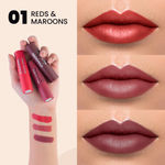 Buy MARS Matte Box Set of 3 Creamy Matte Lipsticks - 01 Reds and Maroons | 3.2gx3 - Purplle